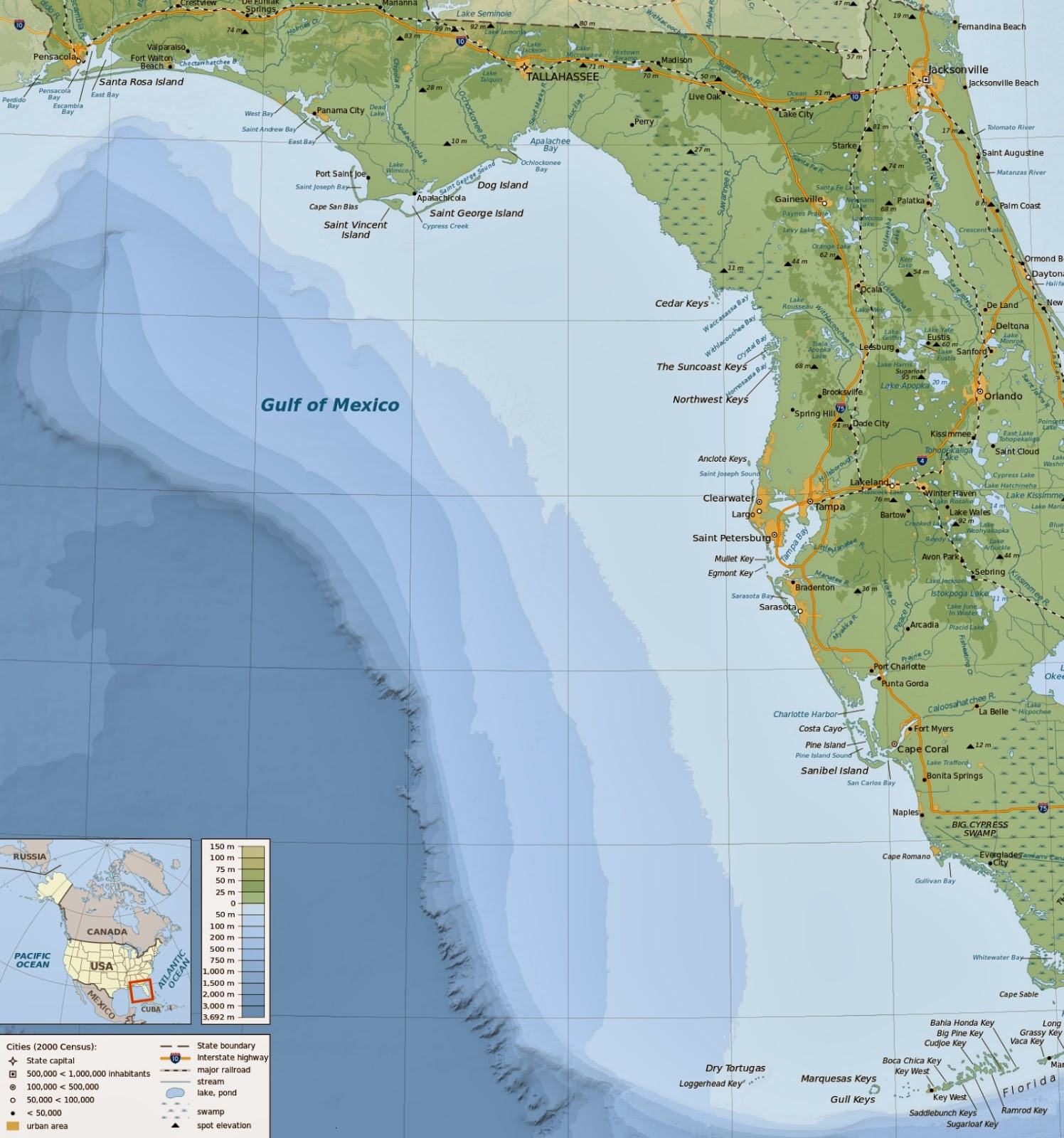 12 Florida Gulf Coast Maps To Navigate Easily