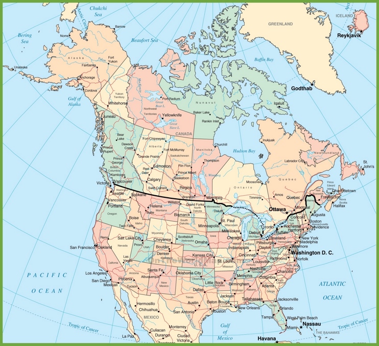 12 Map Usa Canada Tips For Easy Navigation