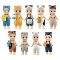 3 Sets Sonny Angels Collection Cat Life Series Original Mini Figure