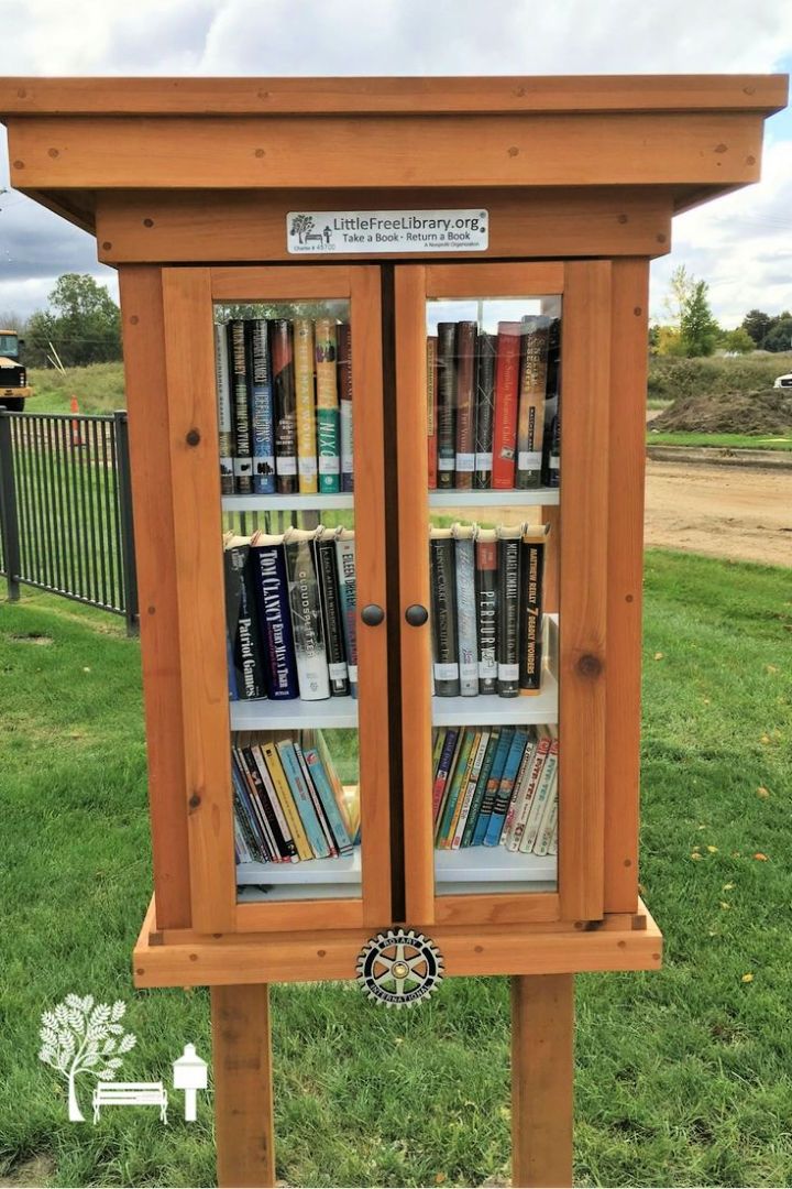 7 Diy Little Free Library Plans That Anyone Can Build Little Free