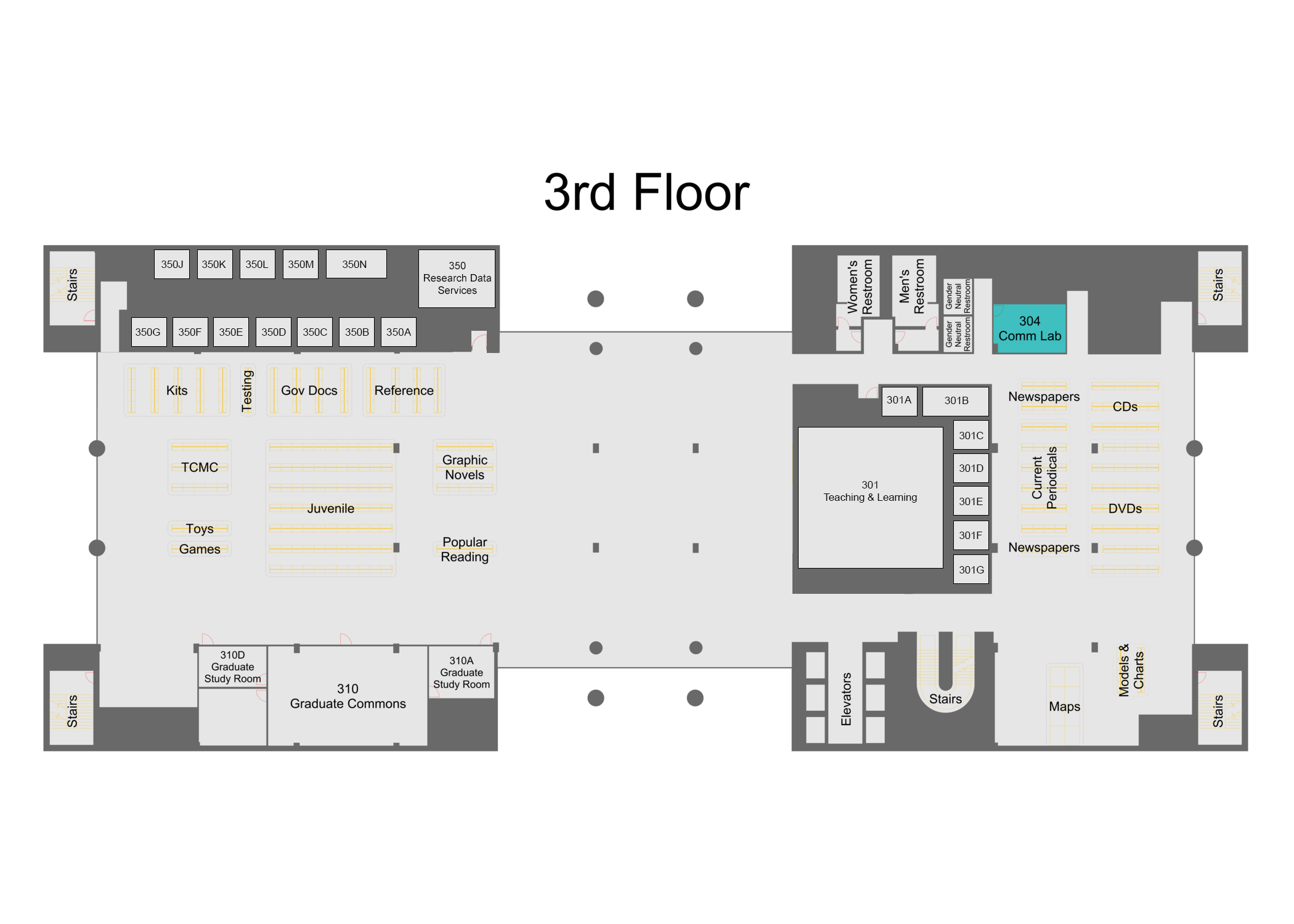 Alkek Floor Plans University Libraries Texas State University