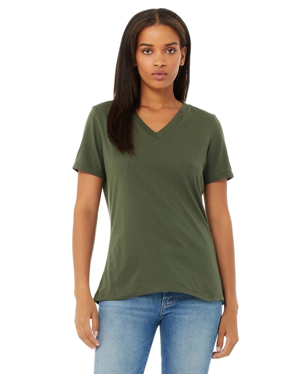 Bella Canvas Bella Canvas 6405 Ladies Relaxed Jersey V Neck T