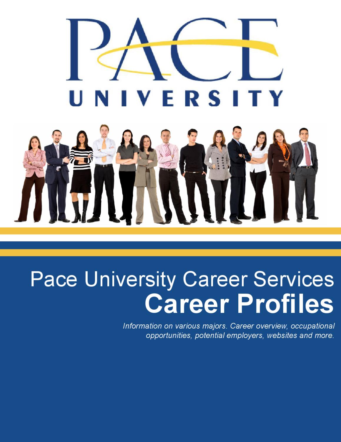 Career Profiles By Pace University Career Services Page 1 Issuu