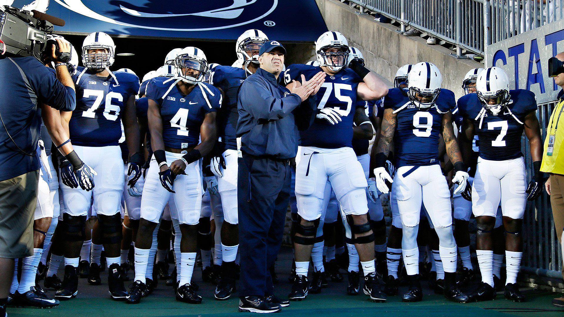 Collage Of Photos From Penn State Football Teams