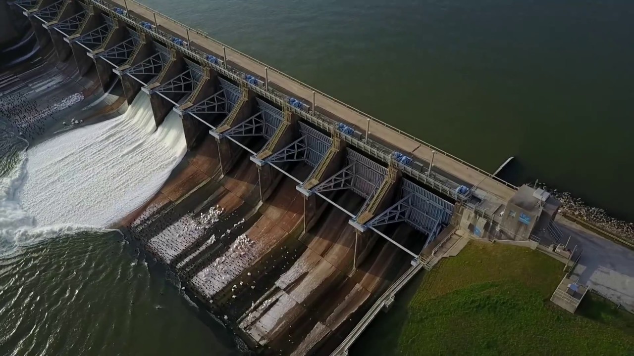 Dji Mavic Lake Livingston Dam Youtube