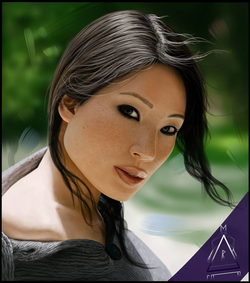 Lucy Liu Art Style Revealed