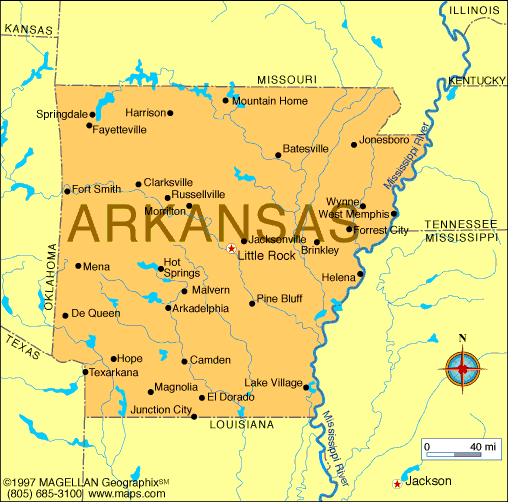 Map Of Arkansas Counties: Find Your Location