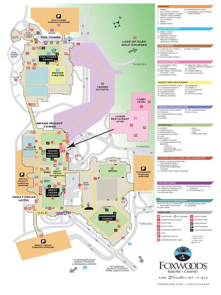 Map Of Foxwoods: Easy Navigation Guide