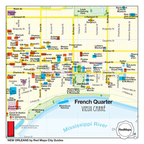 Map Of French Quarter New Orleans Printable