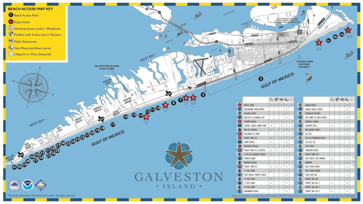 Map Of Galveston