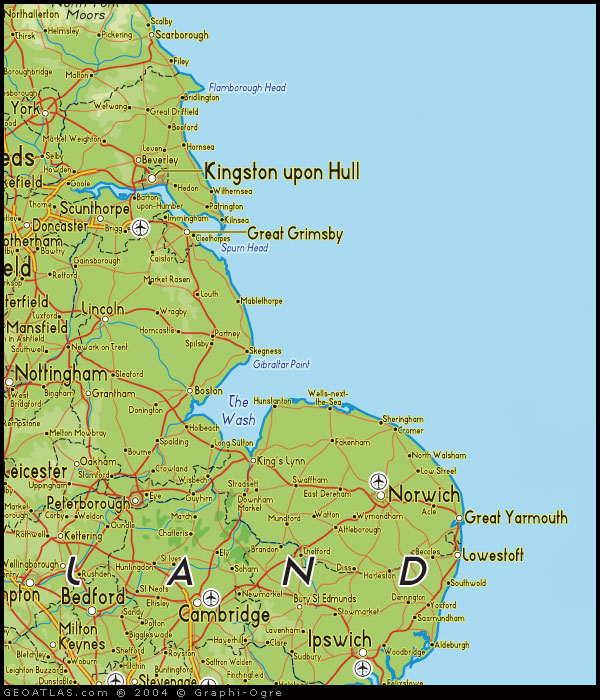 Map Of North East