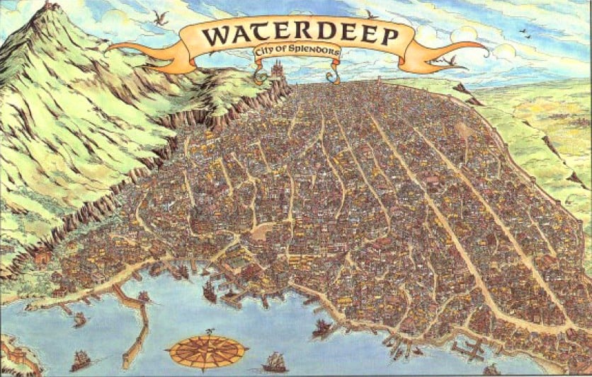 Map Of Waterdeep: Navigate City Secrets