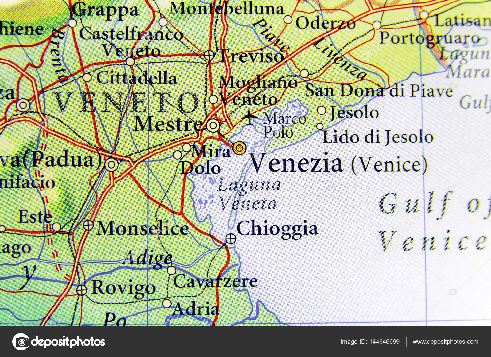 Mappe E Percorsi Dettagliate Di Venezia