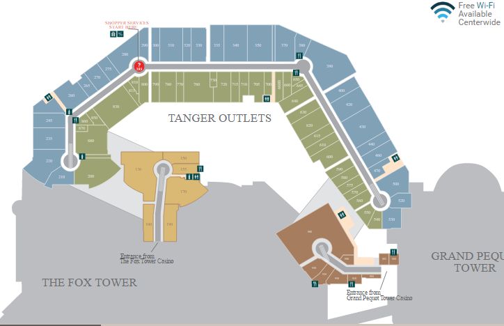 Maps Of Inside Foxwoods