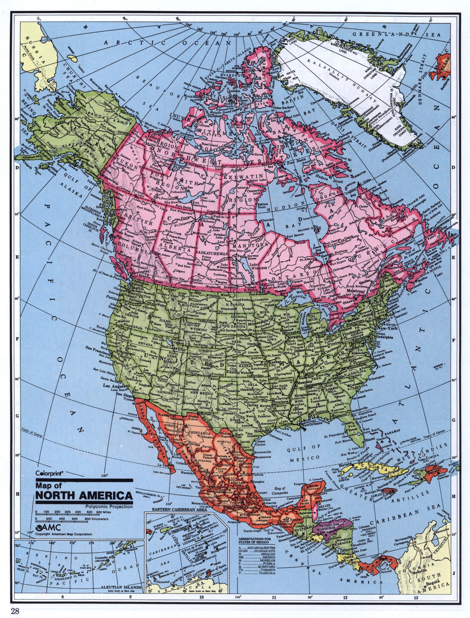 Maps Of North America And North American Countries Political Maps