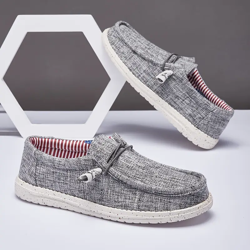 Men's Canvas Slip On Sneakers