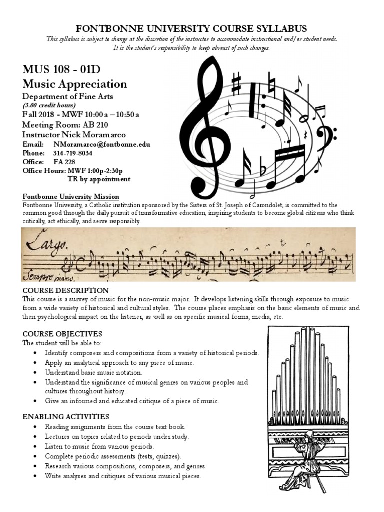 Mus20 Sp19 Pdf Mus 20 Music Appreciation Syllabus Spring 2019 Canvas