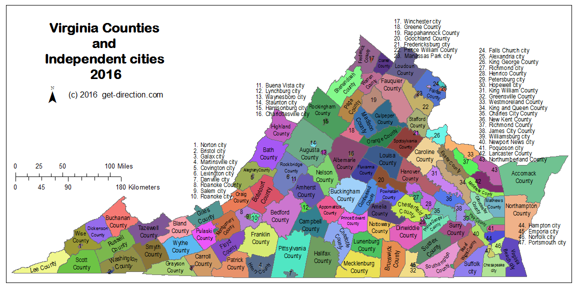 Navigating Virginia A Geographic Overview Of Cities And Counties