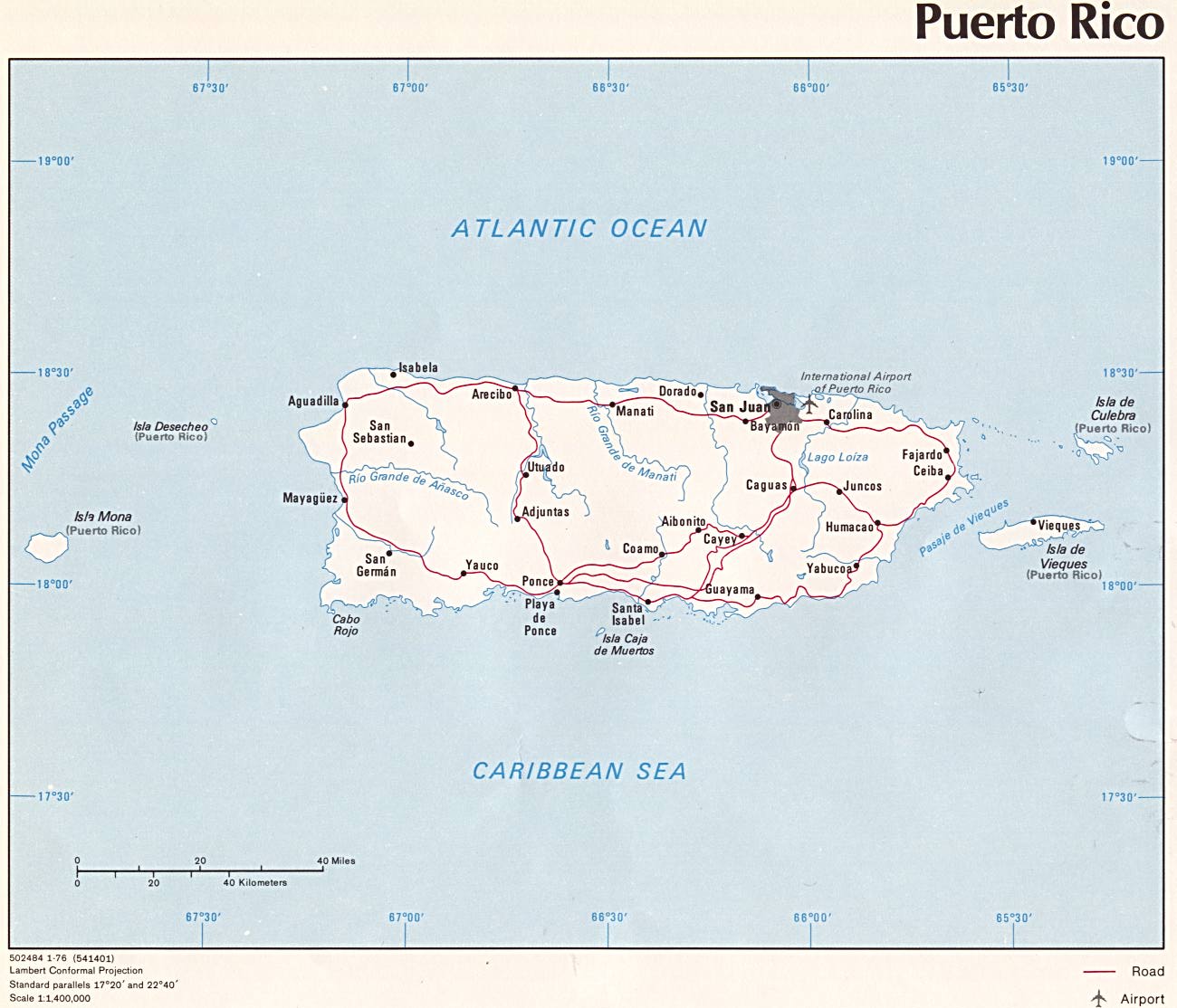 Puerto Rico Tourist Map Puerto Rico Mappery