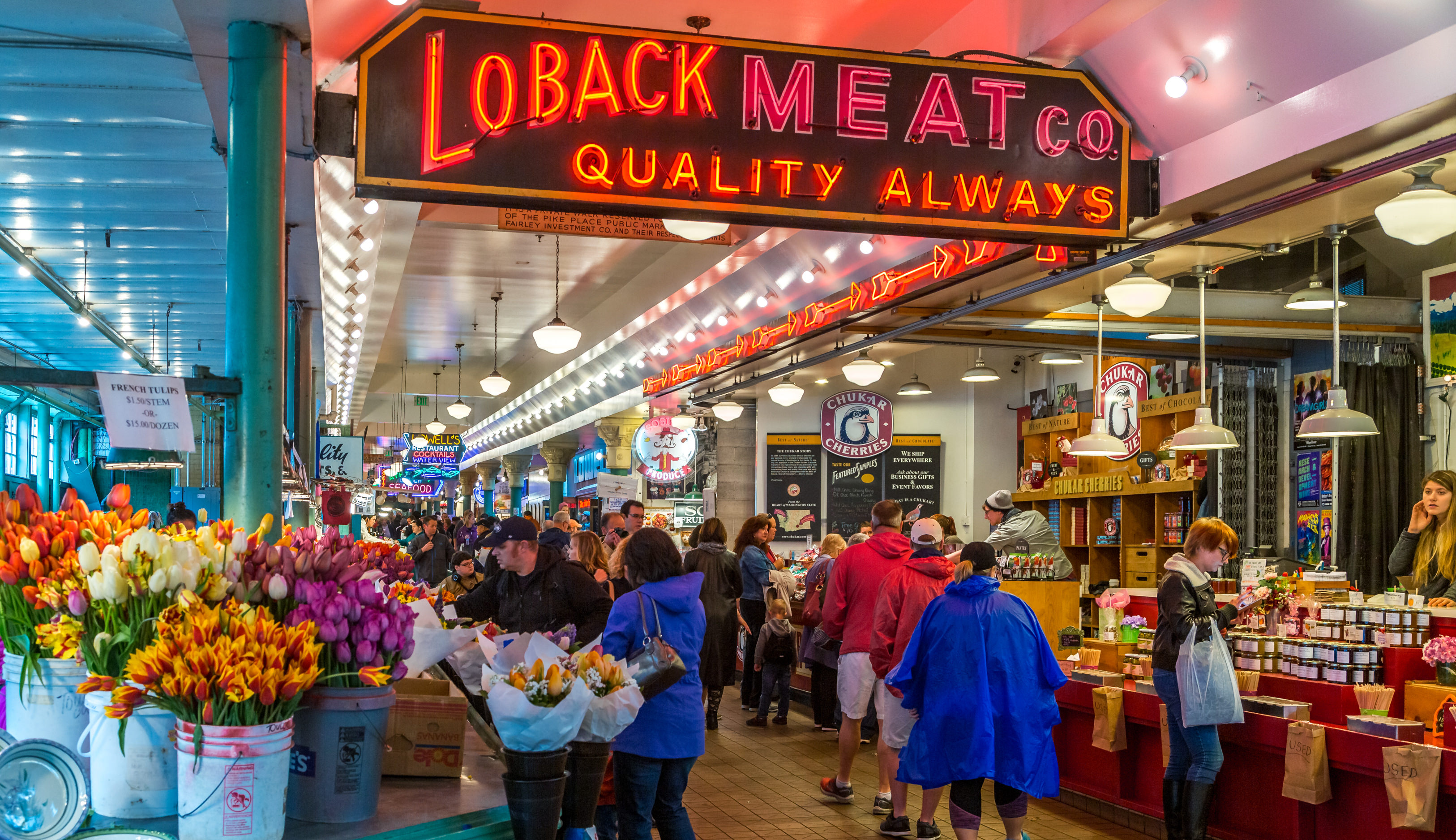 Seattle Maps Downtown Pike Place Market Attractions