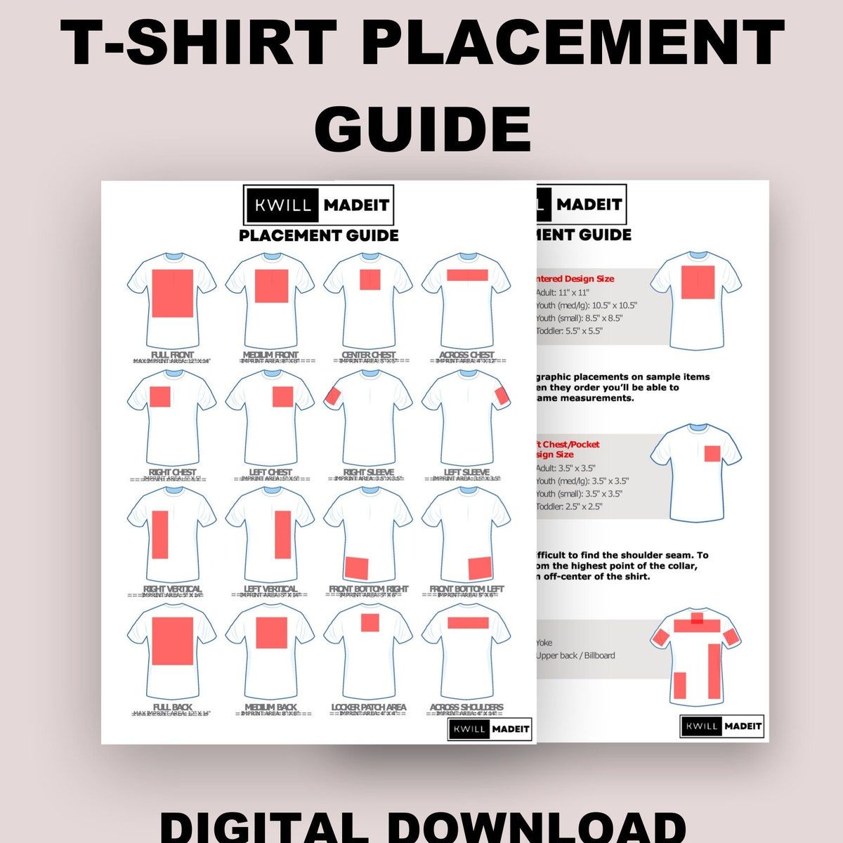 T Shirt Design Placement Guide For Eye Catching Shirts