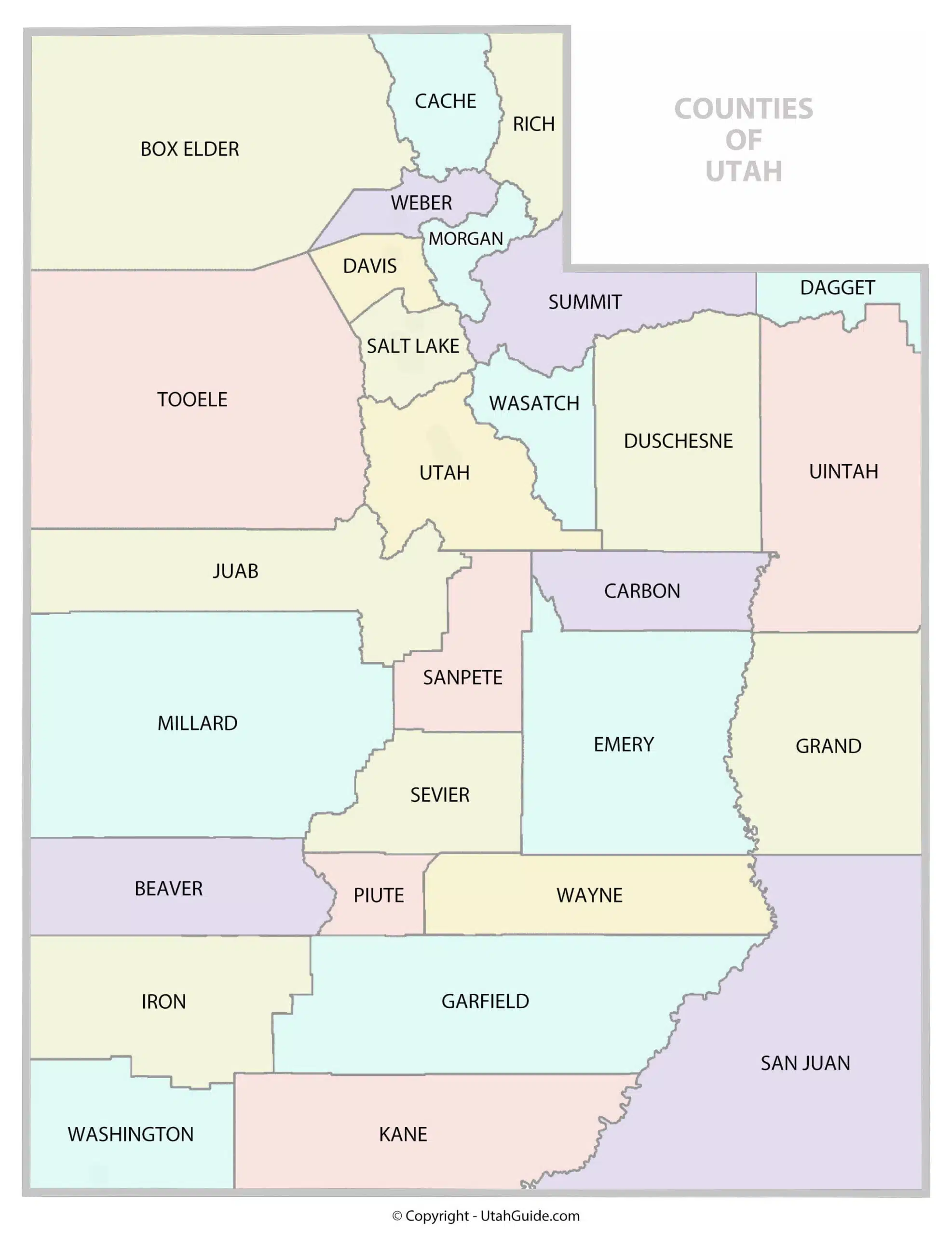 Utah Counties Guide: Comprehensive Overview